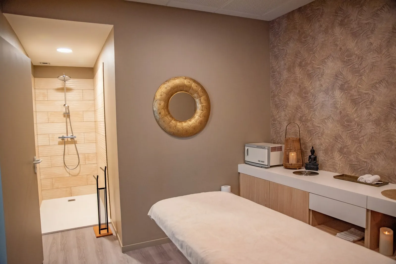 Cabine zen avec douche